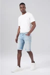 Miracle of Denim Jeansbermudas Thomas Shorts Hellblau/Creme/Weiß/Schwarz