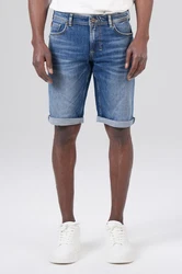 Miracle of Denim Jeansbermudas Thomas Shorts Creme/Weiß/Schwarz/Grün
