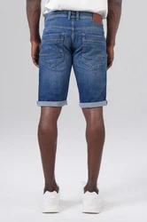 Miracle of Denim Jeansbermudas Thomas Shorts Creme/Weiß/Schwarz/Grün