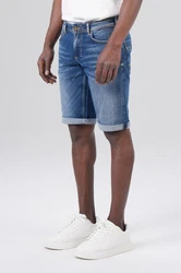 Miracle of Denim Jeansbermudas Thomas Shorts Creme/Weiß/Schwarz/Grün