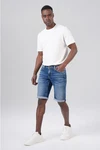 Miracle of Denim Jeansbermudas Thomas Shorts Creme/Weiß/Schwarz/Grün