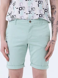 Miracle of Denim Jeansbermudas Hector Chino Shorts Grün/Hellgrün/Türkis/Mintgrün