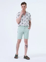 Miracle of Denim Jeansbermudas Hector Chino Shorts Grün/Hellgrün/Türkis/Mintgrün