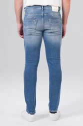 Miracle of Denim 5-Pocket Jeans Alvin Tapered (1-tlg) Creme/Weiß/Blau
