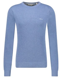 Gant Strickpullover R-Neck COTTON PIQUE C-NECK jeansblau melange