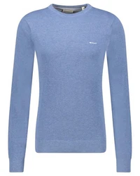 Gant Strickpullover R-Neck COTTON PIQUE C-NECK jeansblau melange
