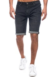Smith & Solo Shorts 5-Pocket Style Dunkelblau/Blau/Grau