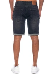 Smith & Solo Shorts 5-Pocket Style Dunkelblau/Blau/Grau