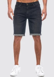 Smith & Solo Shorts 5-Pocket Style Dunkelblau/Blau/Grau
