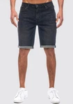 Smith & Solo Shorts 5-Pocket Style Dunkelblau/Blau/Grau