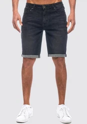 Smith & Solo Shorts 5-Pocket Style Dunkelblau/Blau/Grau