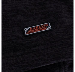 Kjelvik Fleecejacke Mike Sweatjacke Dunkelgrau/Rot/Grau
