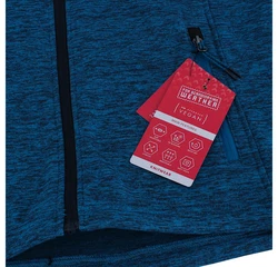 Kjelvik Fleecejacke Mike Sweatjacke Blau/Hellblau/Türkis