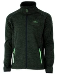 Kjelvik Fleecejacke Mike Sweatjacke Dunkelgrün/Grün/Neonfarben