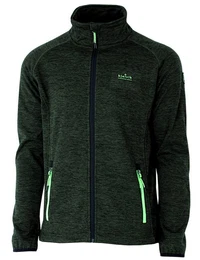 Fleecejacke Mike Sweatjacke mit kontrastfarbenen Applikationen, atmungsaktiv und wrmend