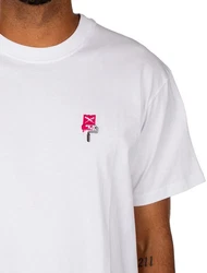 iriedaily T-Shirt Flag Roller weiß