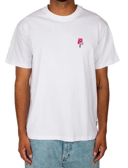 iriedaily T-Shirt Flag Roller weiß