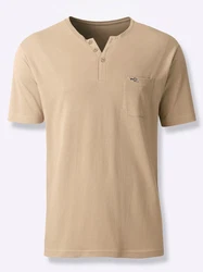 Witt Schlafanzug-Shirt Khaki/Beige/Braun