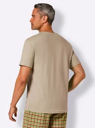 Witt Schlafanzug-Shirt Khaki/Beige/Braun