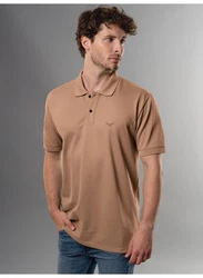 Trigema Poloshirt DELUXE Piqu Braun/Beige/Khaki