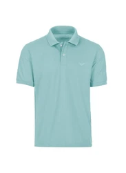 Trigema Poloshirt DELUXE Piqu blau/gletscher
