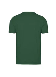 Trigema T-Shirt TRIGEMA V-Shirt DELUXE Grün/Dunkelgrün
