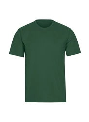 Trigema T-Shirt TRIGEMA T-Shirt DELUXE Grün/Dunkelgrün
