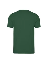 Trigema T-Shirt TRIGEMA T-Shirt DELUXE Grün/Dunkelgrün