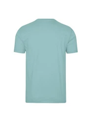 Trigema T-Shirt TRIGEMA T-Shirt DELUXE Grün/Hellblau/Türkis