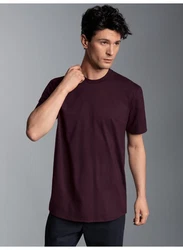 Trigema T-Shirt Dunkelrot/Lila/Bordeaux