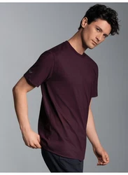 Trigema T-Shirt Dunkelrot/Lila/Bordeaux