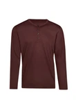 Trigema Longsleeve Langarmshirt mit Knopfleiste 