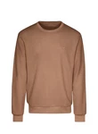 TRIGEMA Herren Sweatshirt Waffeloptik 619501 Haselnuss/braun