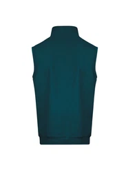 Trigema Steppweste TRIGEMA Weste aus bequemem Sweat-Material blau