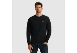 PME LEGEND Rundhalspullover American Classic Buckley Knit Schwarz