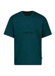 Trigema Heavy Oversized T-Shirt mit 3D-Motiv saphir