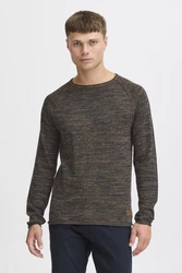 Blend Dan Herren Strickpullover Feinstrick Mit Rundhals (20700587ME) Burned Orange (73823)