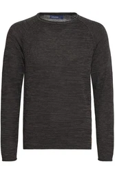 Blend Dan Herren Strickpullover Feinstrick Mit Rundhals (20700587ME) Dunkelgrau/Grau/Schwarz