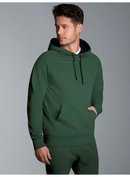 Trigema Kapuzensweatshirt aus Biobaumwolle grn (efeu)