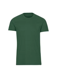 Trigema T-Shirt Slim Fit Dunkelgrün/Grün