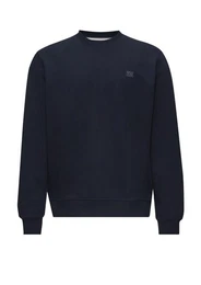 Sweatshirt Sweatshirt (1-tlg) Rundhals, Langarm, Logo, Rippbndchen