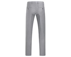Allthemen Anzug Slim Fit Business Herrenanzug Grau/Hellgrau