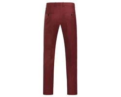 Allthemen Anzug Slim Fit Business Herrenanzug Dunkelrot/Rot/Bordeaux/Braun
