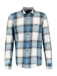 LERROS Langarmhemd Blau/Hellblau