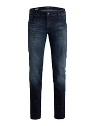 Jack & Jones Plus Jeans Glenn Dunkelblau/Blau