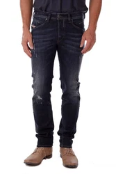 Diesel Slim-fit Jeans Belther R844T Herren Dunkelblau/Blau