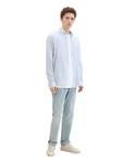 TOM TAILOR Denim Hemd hellblau/wei