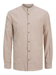 JACK & JONES Hemd JJEBand Beige/Khaki/Braun/Weiß
