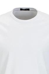 Replay T-Shirt PIECE DYED HEAVY COTTON JERSEY Weiß/Grau/Creme