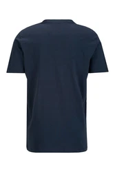 Replay T-Shirt PIECE DYED HEAVY COTTON JERSEY Dunkelblau